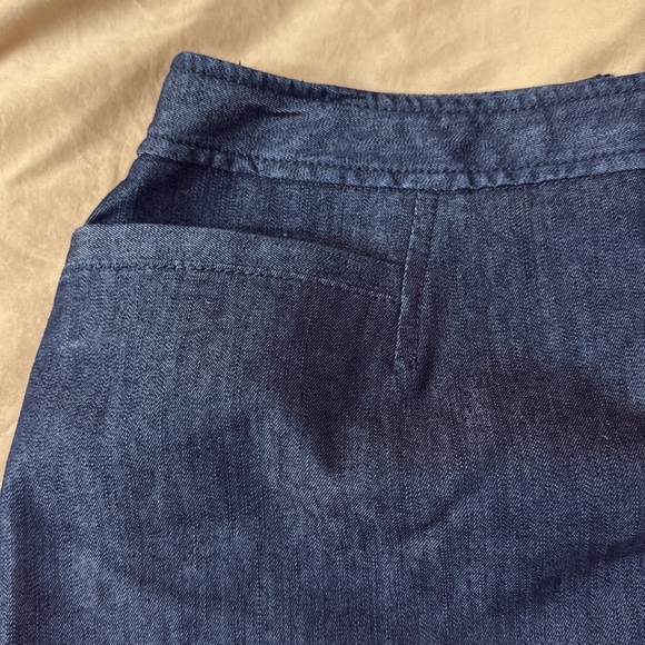 Classic Halogen Denim Pencil Skirt - Picture 3 of 7